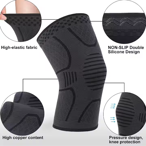 Copper Knee Brace with Compression & Support by MAXCOPPER™